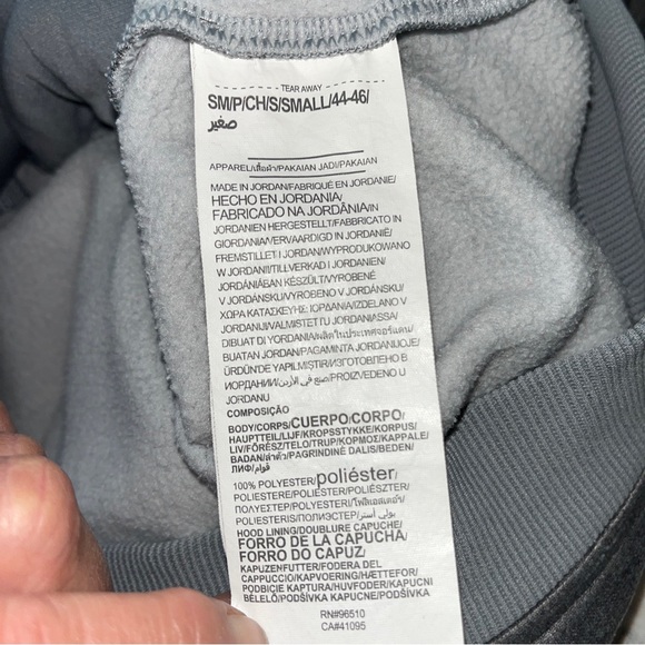 Under Armour 3/4 zip Coldgear Hoodie Gray With White And Black Specks Sz S. - Picture 9 of 9